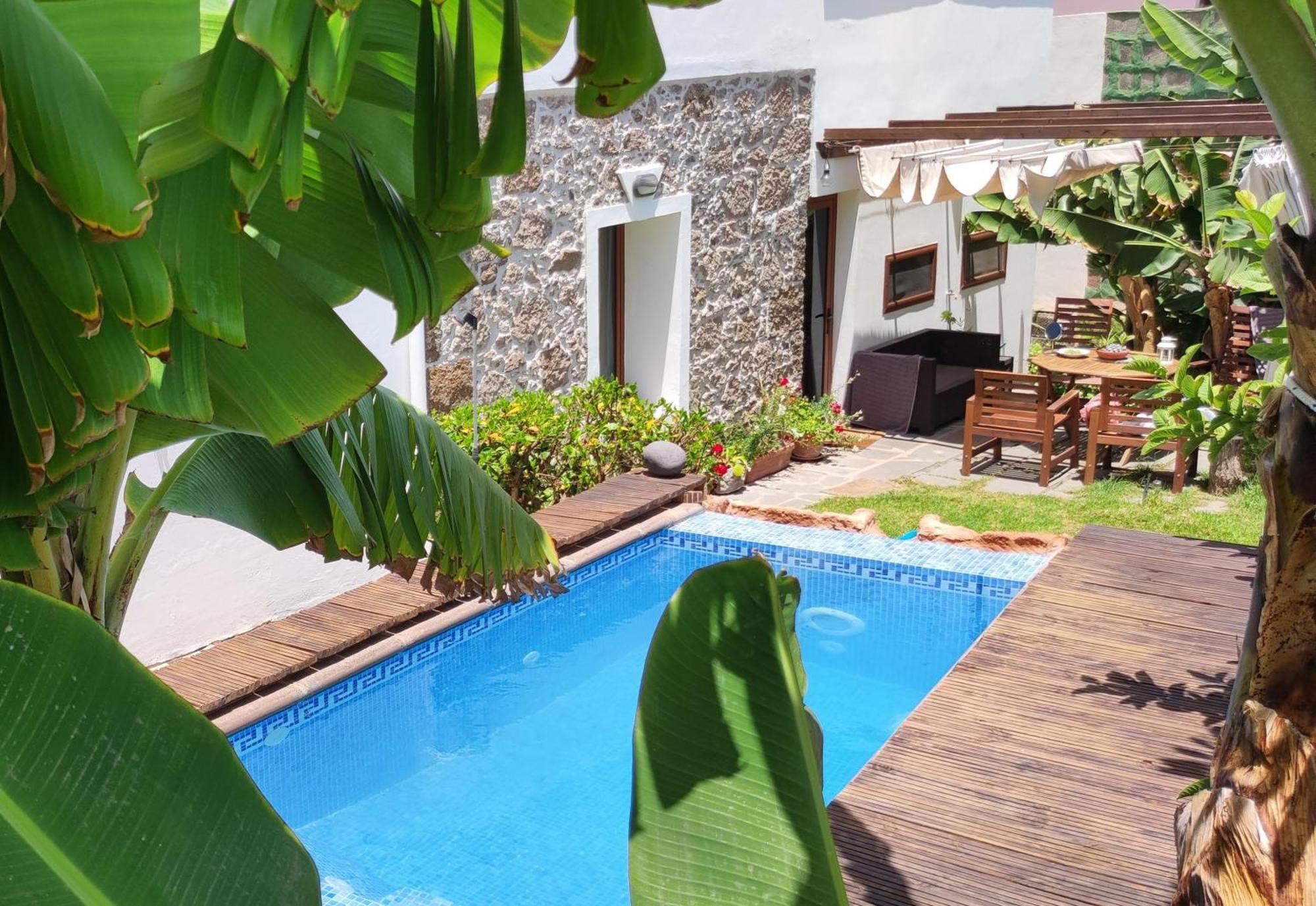 Villa Canaria Piscina Jacuzzi Jardin Santa Maria de Guia de Gran Canaria Экстерьер фото
