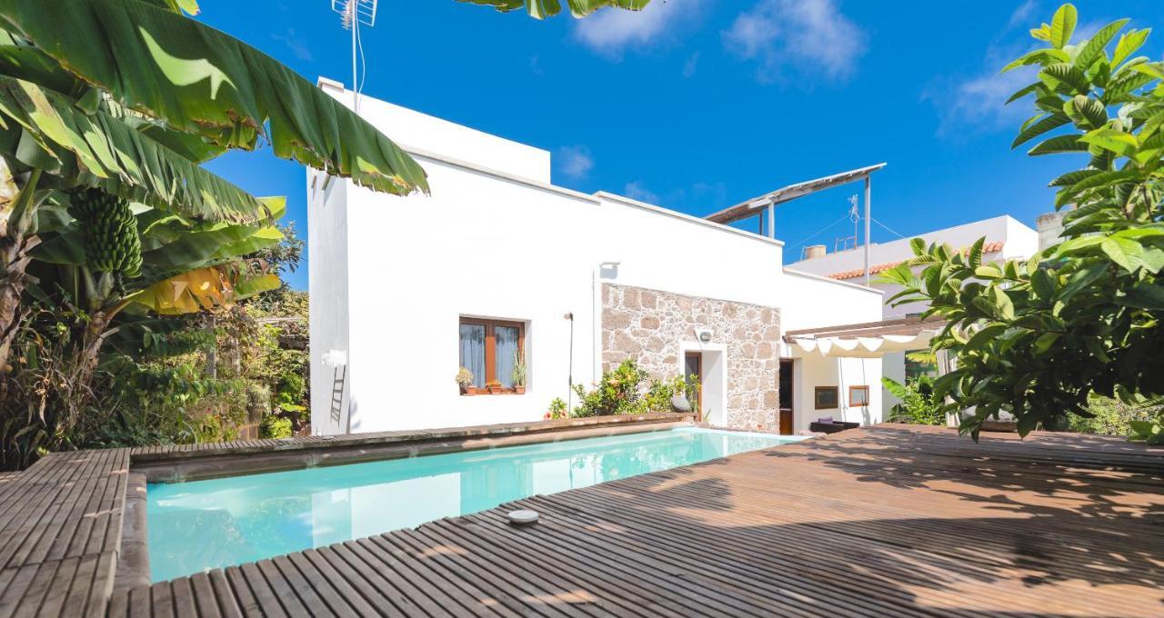 Villa Canaria Piscina Jacuzzi Jardin Santa Maria de Guia de Gran Canaria Экстерьер фото